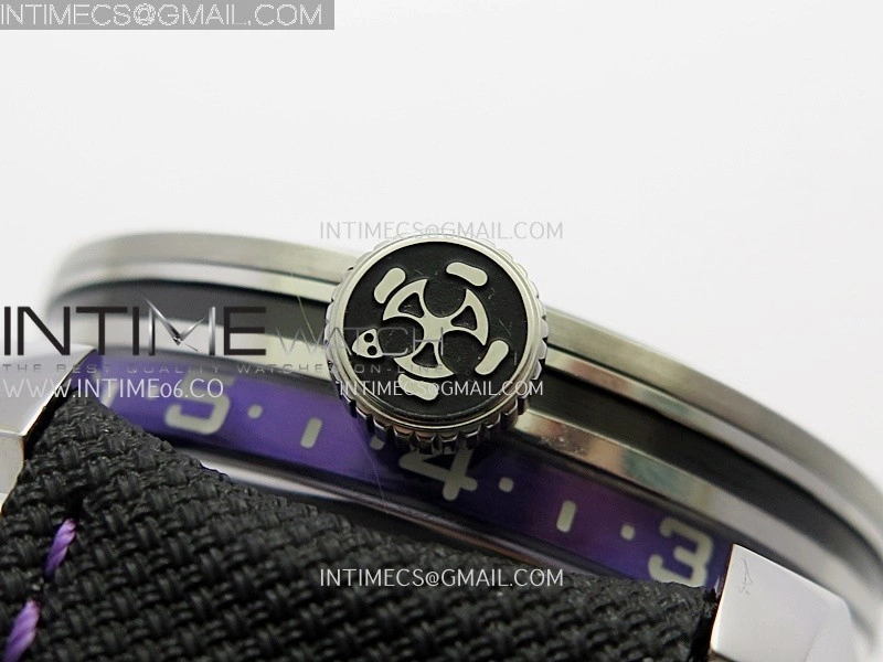 MB&F M.A.D.1.Purple SS K1F 1:1 Best Edition on Black Leather Strap Miyota 821A